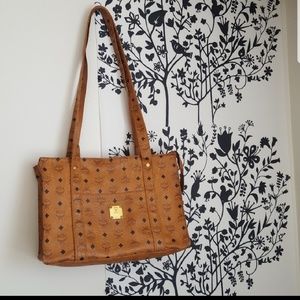 MCM CANVAS TOTE BAG